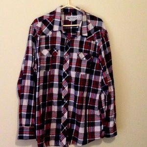 Mens XL Wind River Flannel shirt